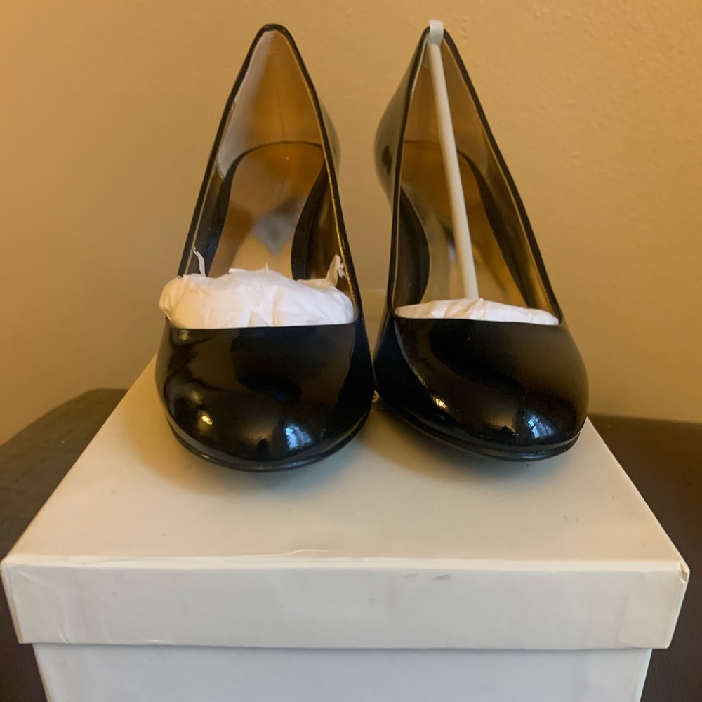 Coach patent leather heels size 6.5